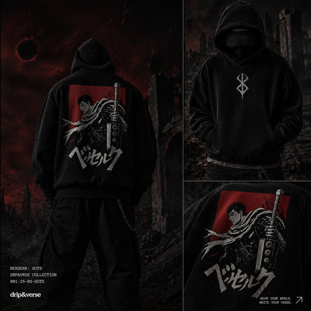 Phantom Hoodie • Boxy Fleece Hoodie • Dark Edition