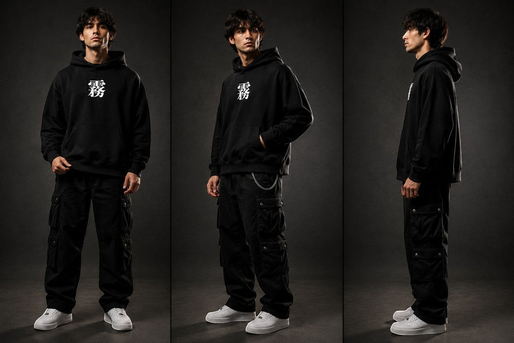 Silent Blade Hoodie • Boxy Fleece • Heavyweight