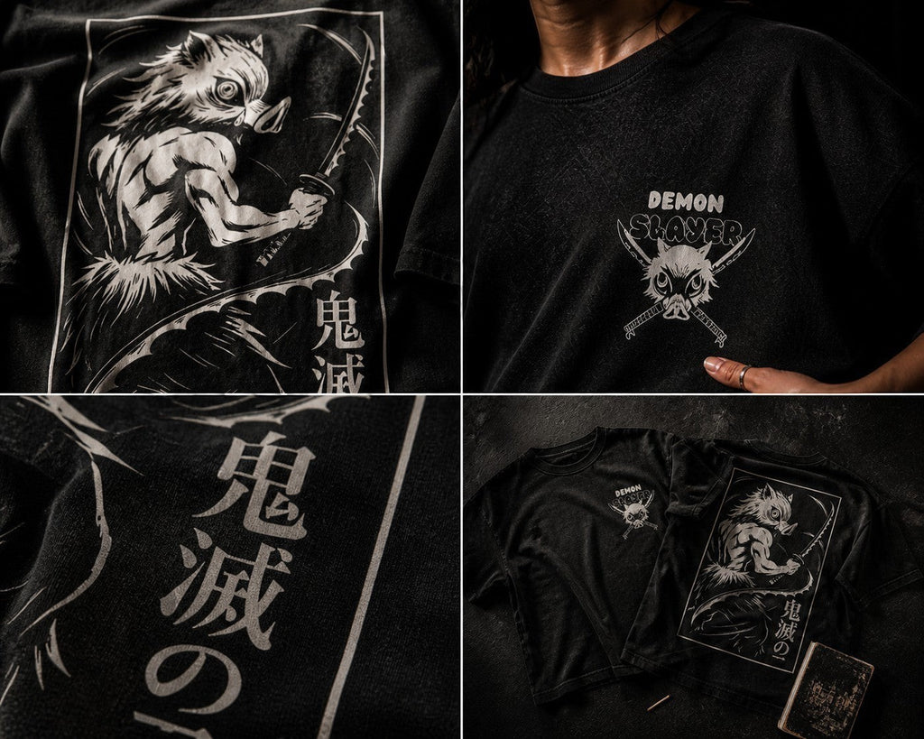 Beast Blade Tee • Drop Shoulder Oversized Shirt • Loose Fit • Dark Edition