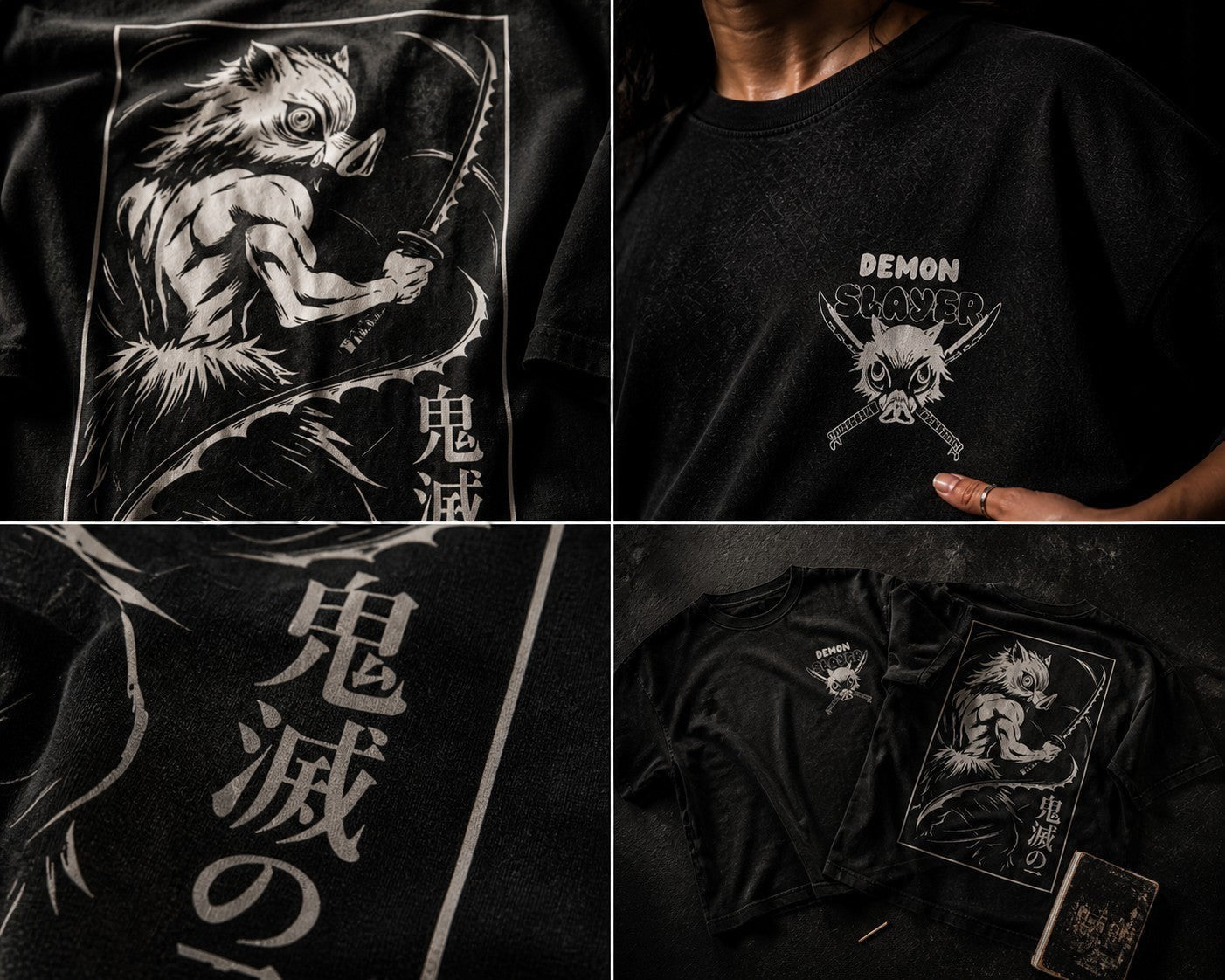 Beast Blade Tee • Drop Shoulder Oversized Shirt • Loose Fit • Dark Edition