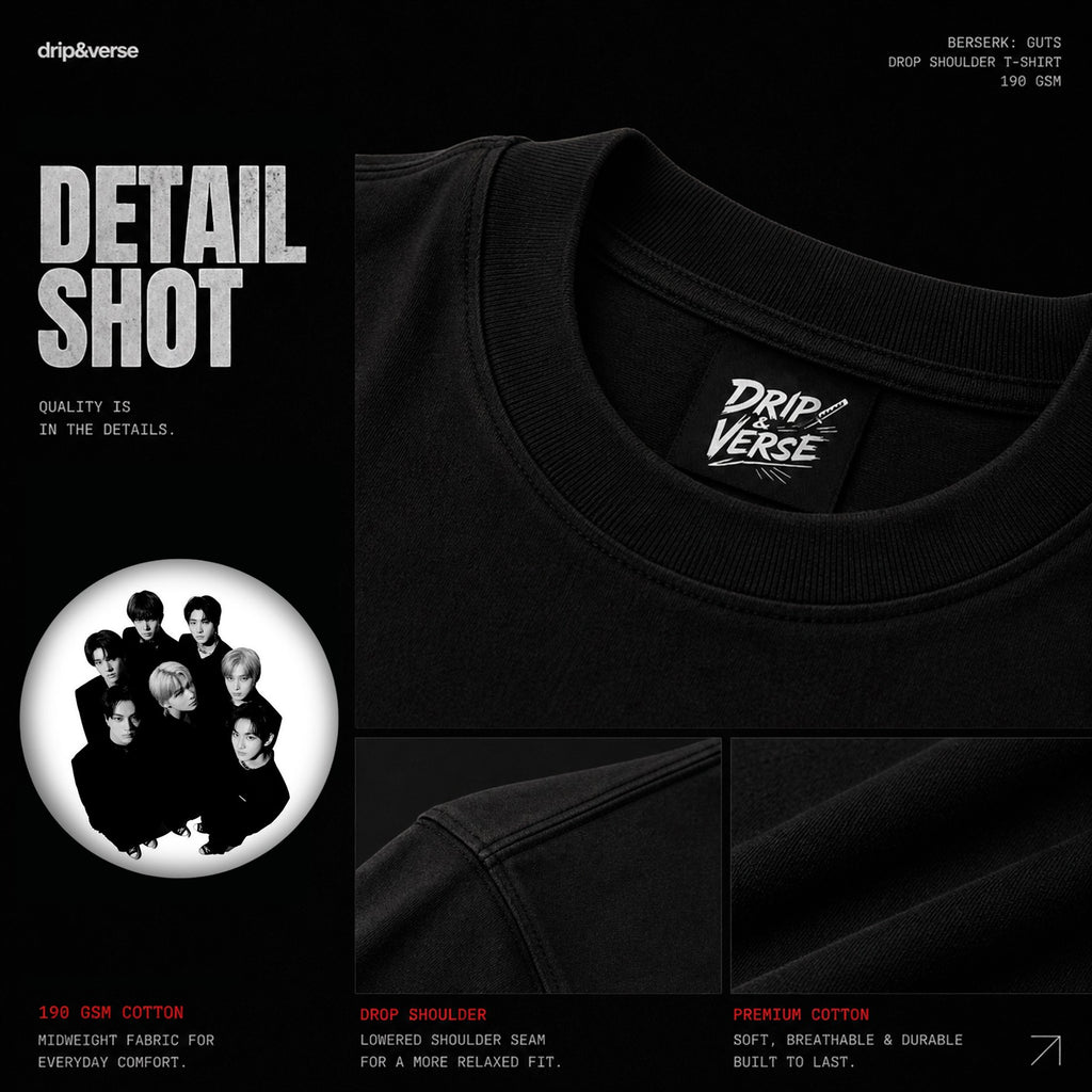 Circle K-Pop Tee • Oversized Shirt • Minimalism K-Pop Art