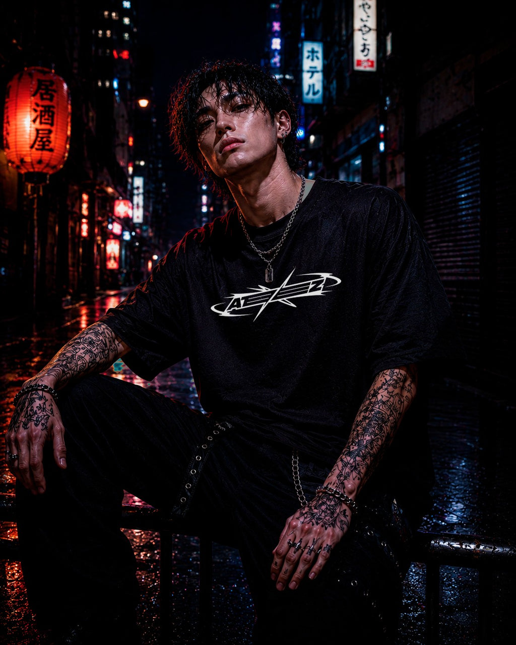 Navigator Tee • Oversized Shirt • Cosmic precision Art