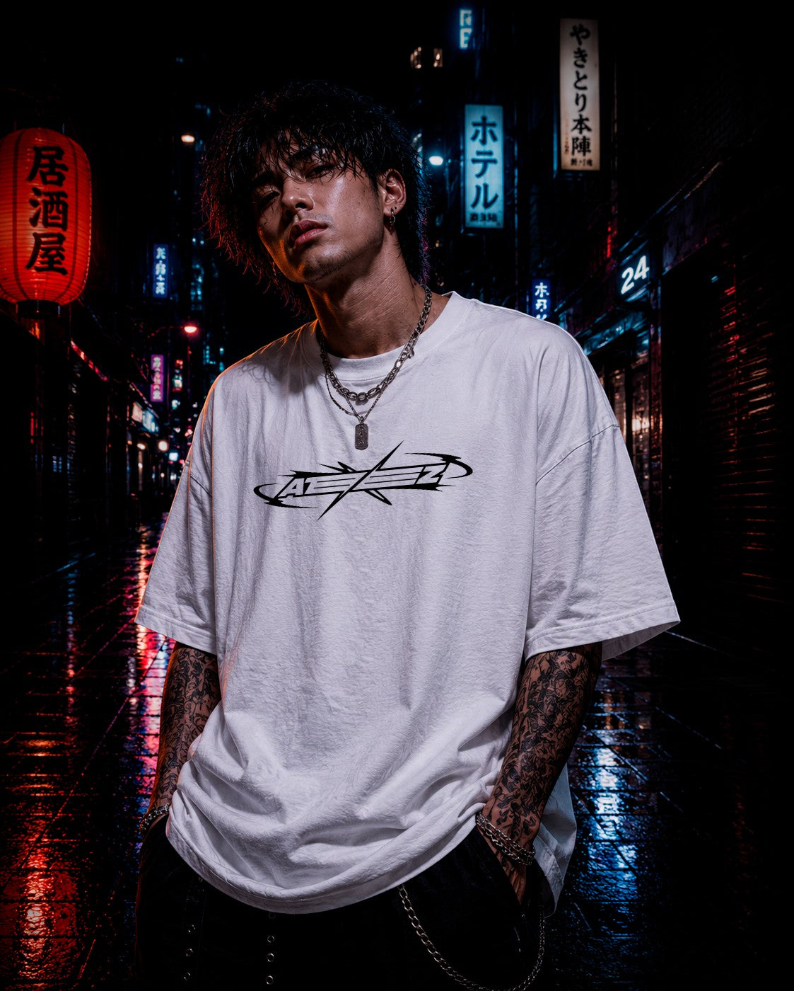 Navigator Tee • Oversized Shirt • Cosmic precision Art